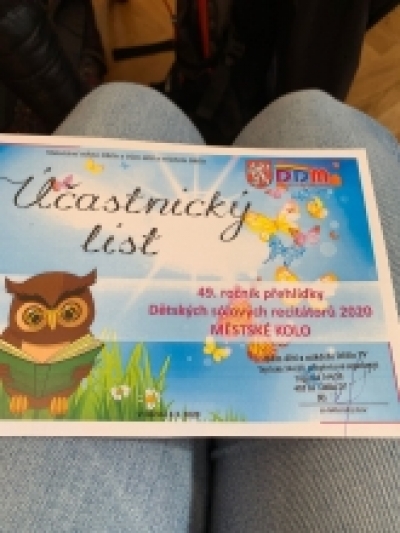 Dětská scéna 2020 - městské kolo