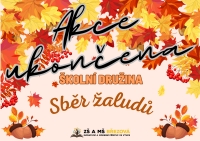 Sběr žaludů - akce ŠD