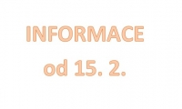 Organizace vyučování, stravování a školní družiny od 15. 2. 2021