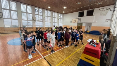 Novoroční školní turnaj v přehazované