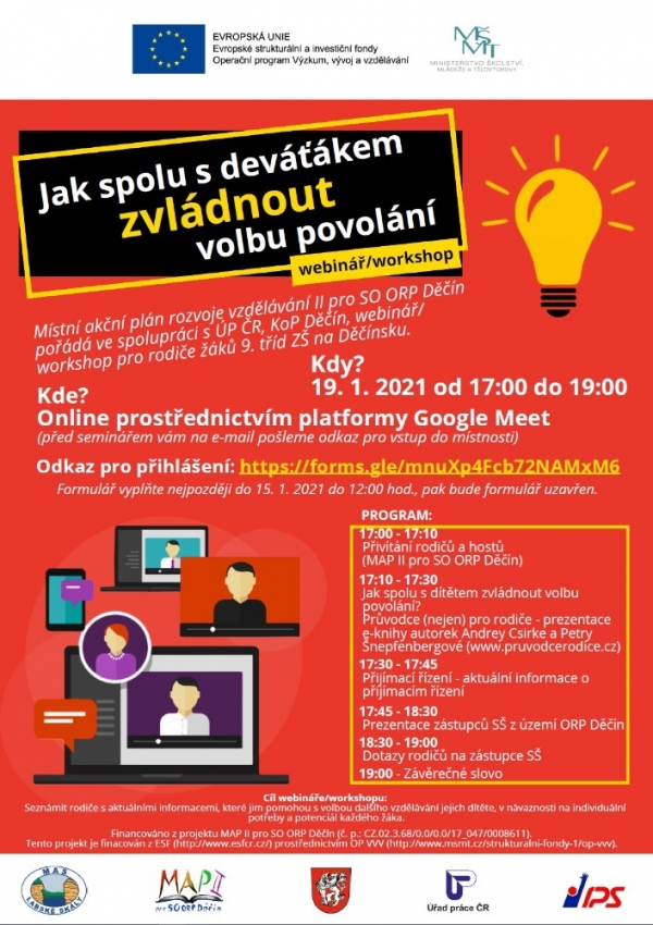 Jak spolu s deváťákem zvládnout volbu povolání