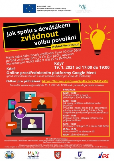 Jak spolu s deváťákem zvládnout volbu povolání