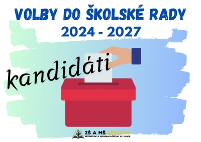 Volby do školské rady 2024 - 2027 - kandidáti