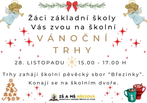 Pozvánka na školní vánoční trhy