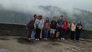 9.A na vyhlídce Belvedér - Labská stráň, České Švýcarsko